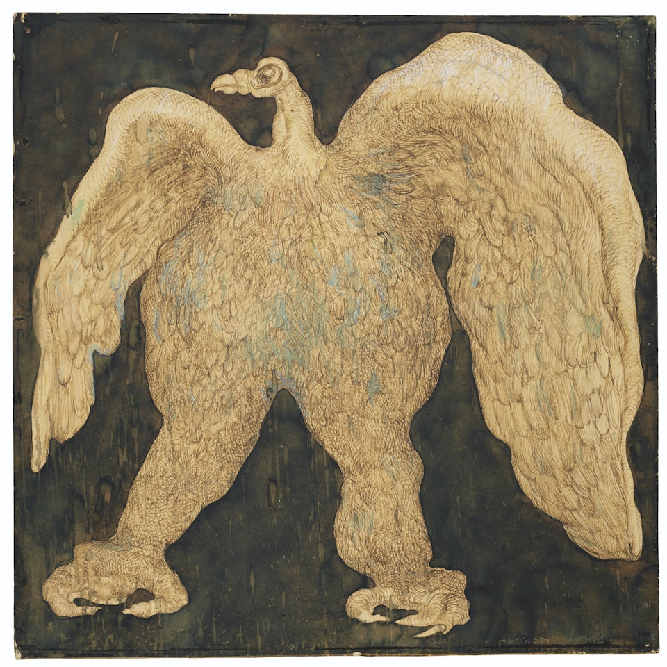 Untitled (Eagle) by Jogen Chowdhury
