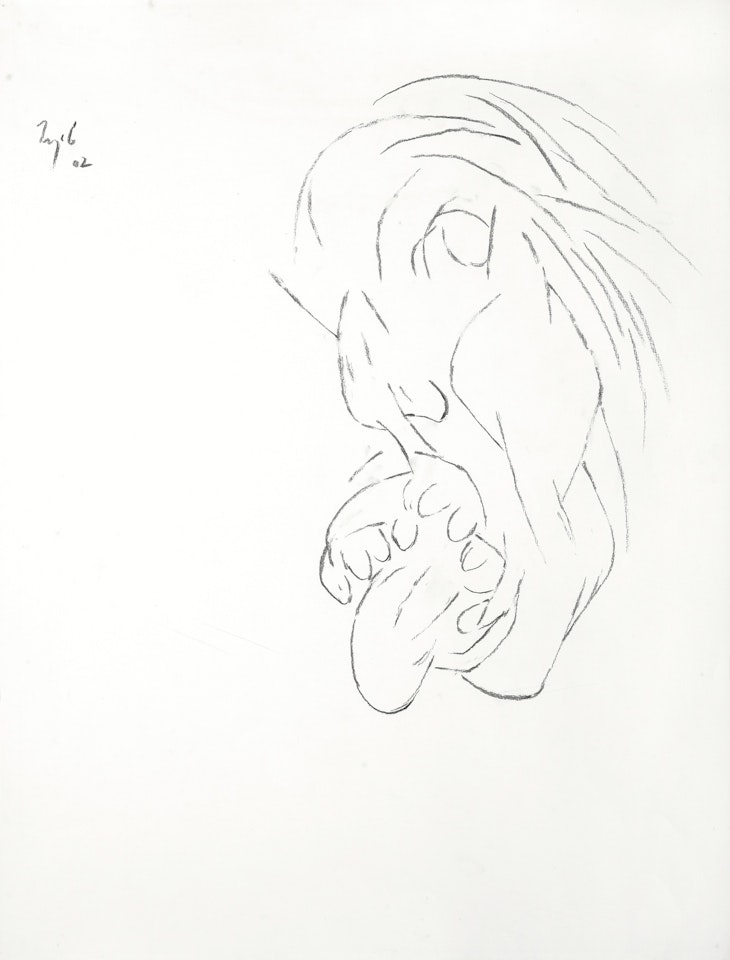 Untitled (Head of Kali) by Tyeb Mehta