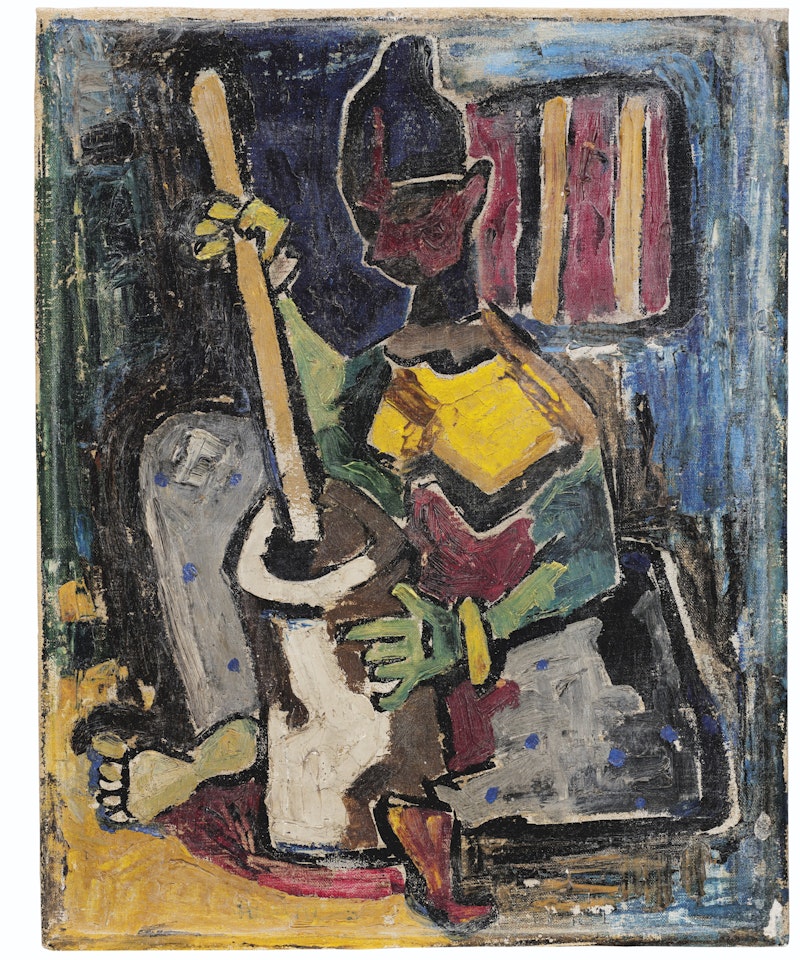 Untitled (Woman) by M.F. Husain
