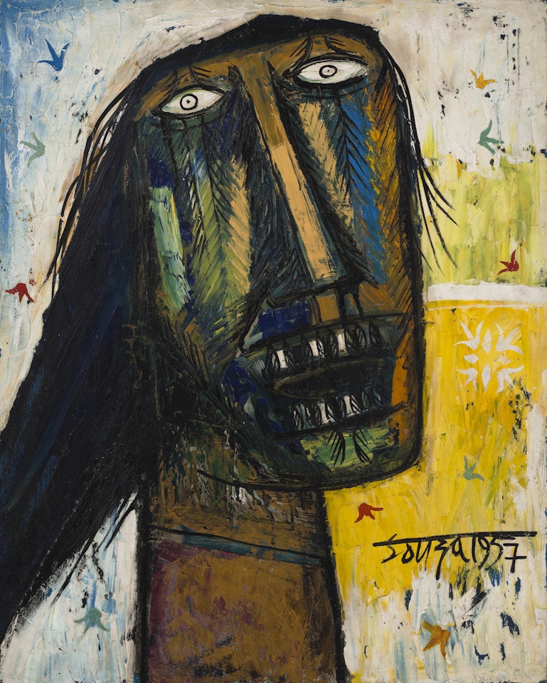 Frightened Head by Francis Newton Souza