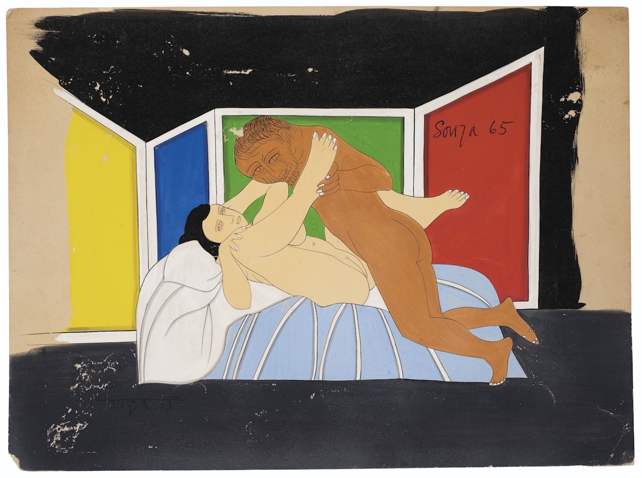 Untitled (Lovers) by Francis Newton Souza