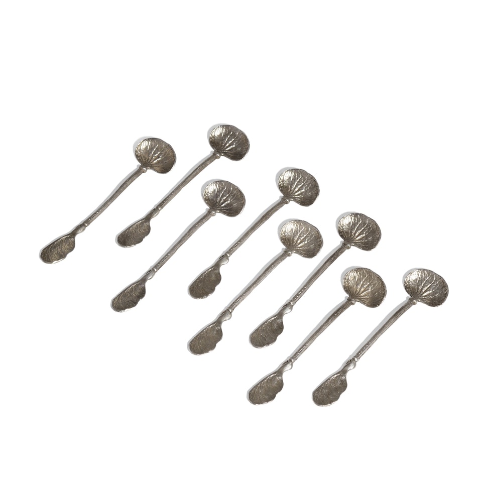 Les Phagocytes demitasse spoons, set of eight by Claude Lalanne