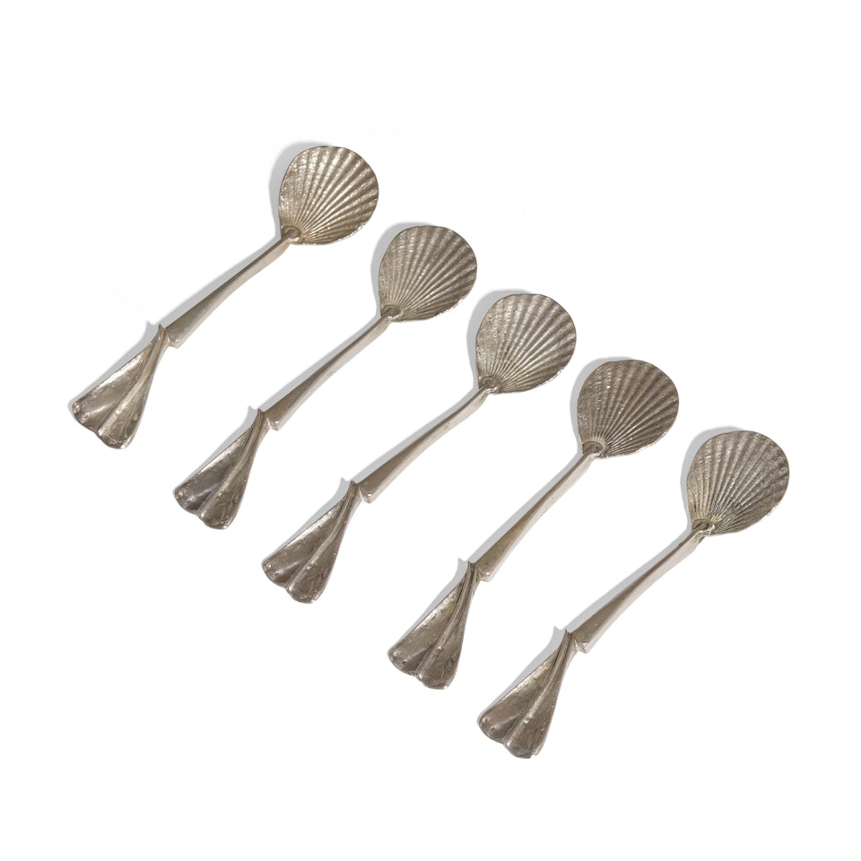 Les Phagocytes spoons, set of five by Claude Lalanne