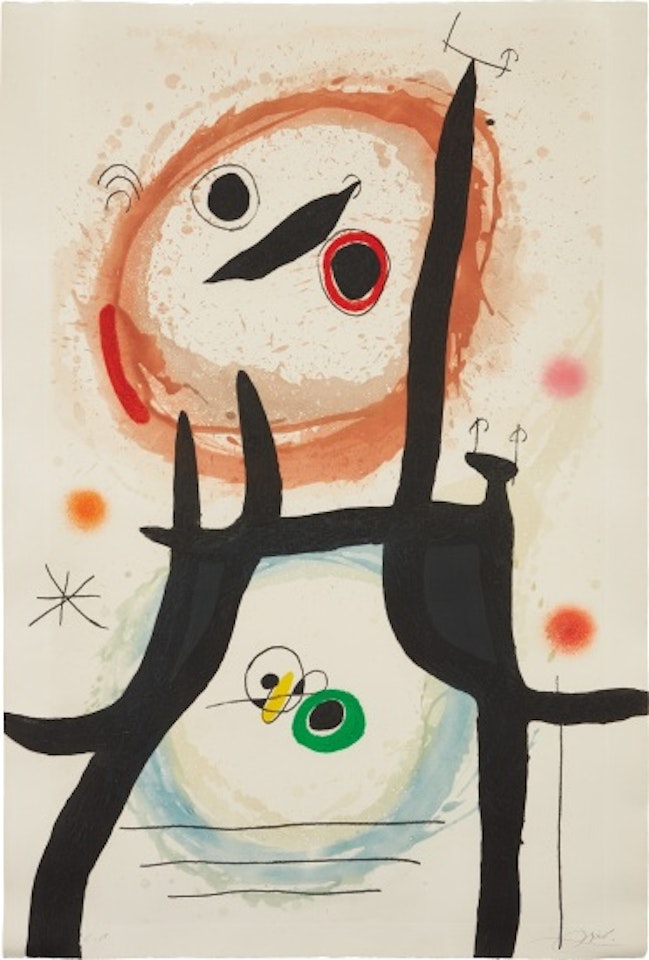 La Femme Angora (The Angora Woman) by Joan Miró
