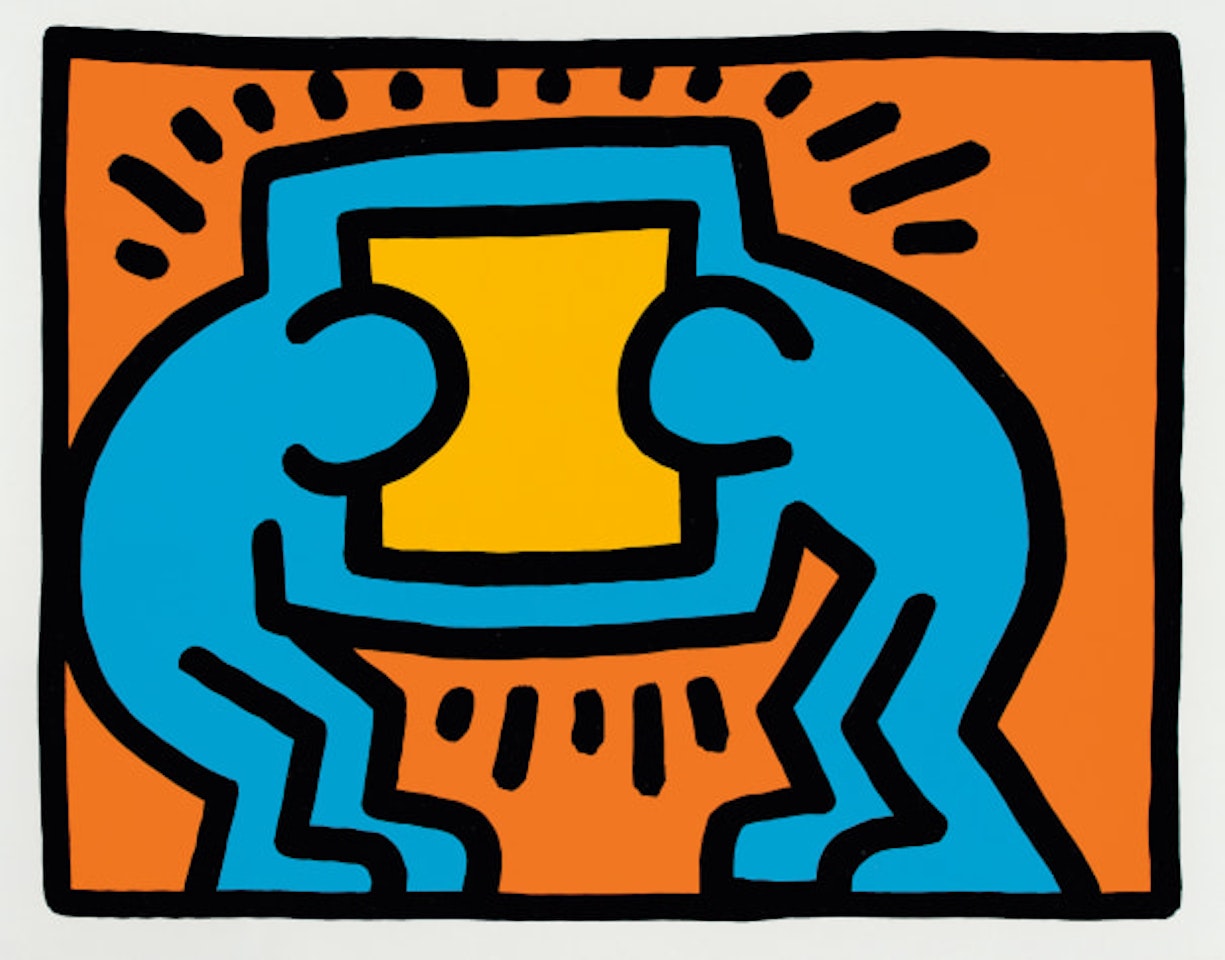 Pop Shop VI: one plate by Keith Haring