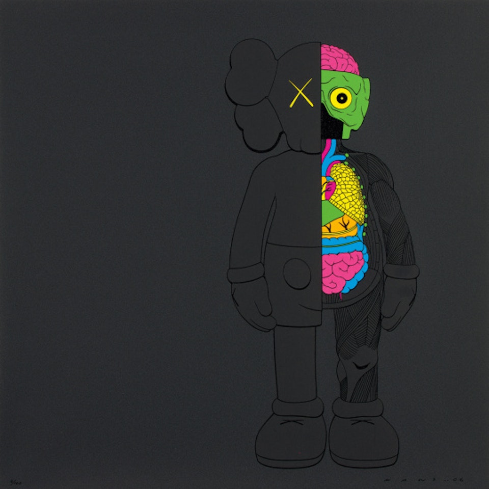 DISSECTED COMPANION (BLACK) by Kaws