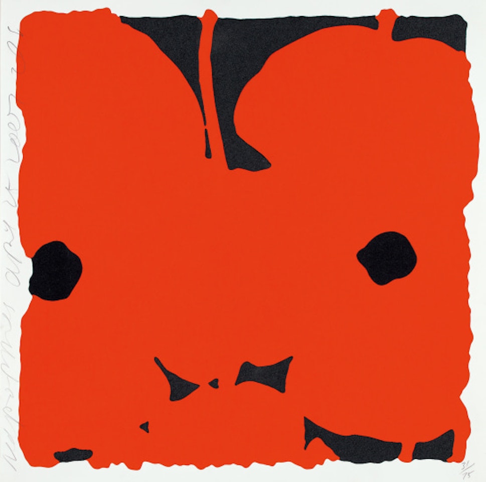 Red Poppies, April 25, 2007 by Donald Sultan