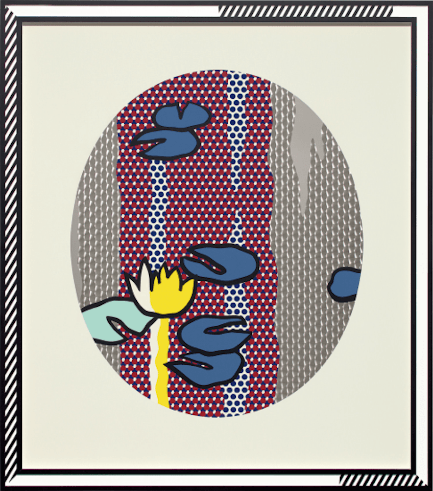 Water Lilies - Blue Lily Pads, from Water Lilies Series by Roy Lichtenstein