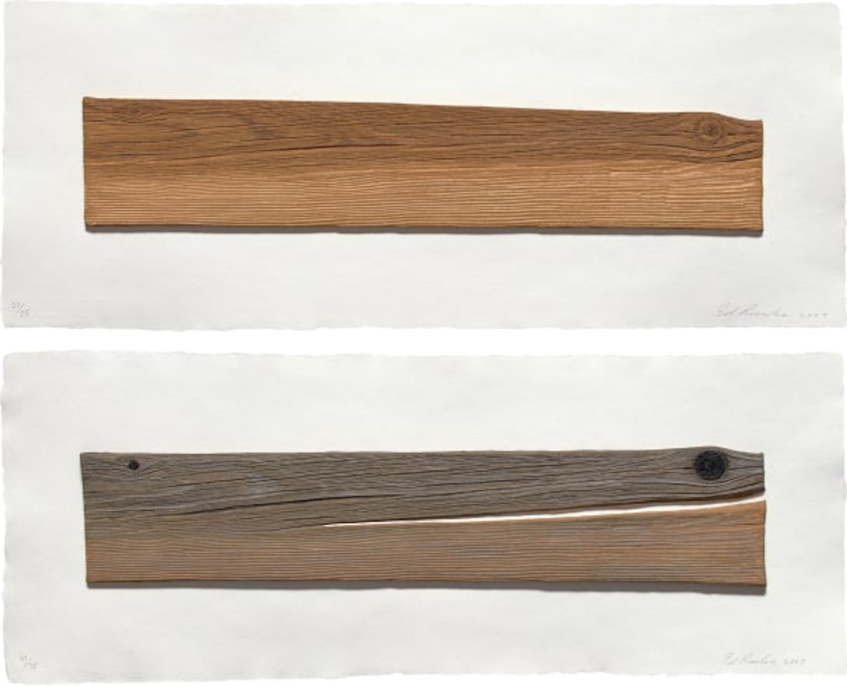New Wood, Old Wood by Ed Ruscha