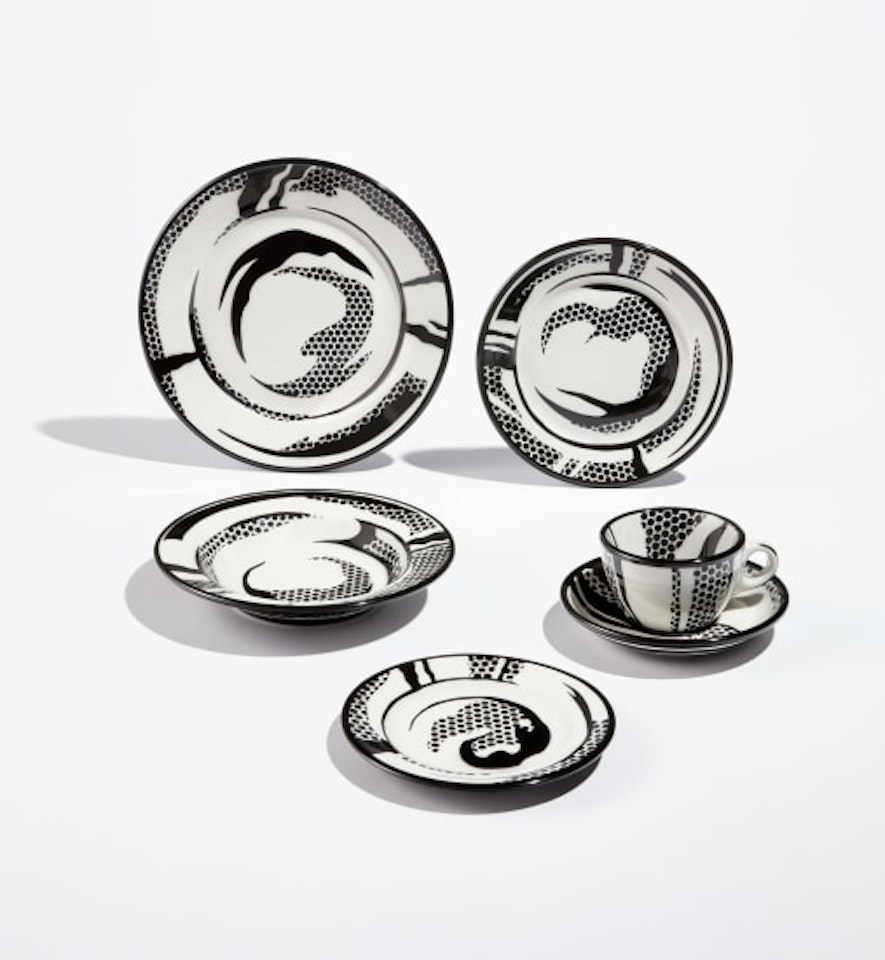 Dinnerware (six pieces) by Roy Lichtenstein