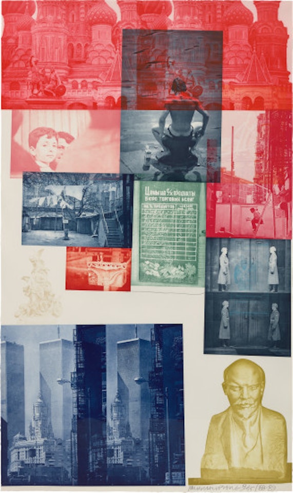 Soviet/American Array I by Robert Rauschenberg