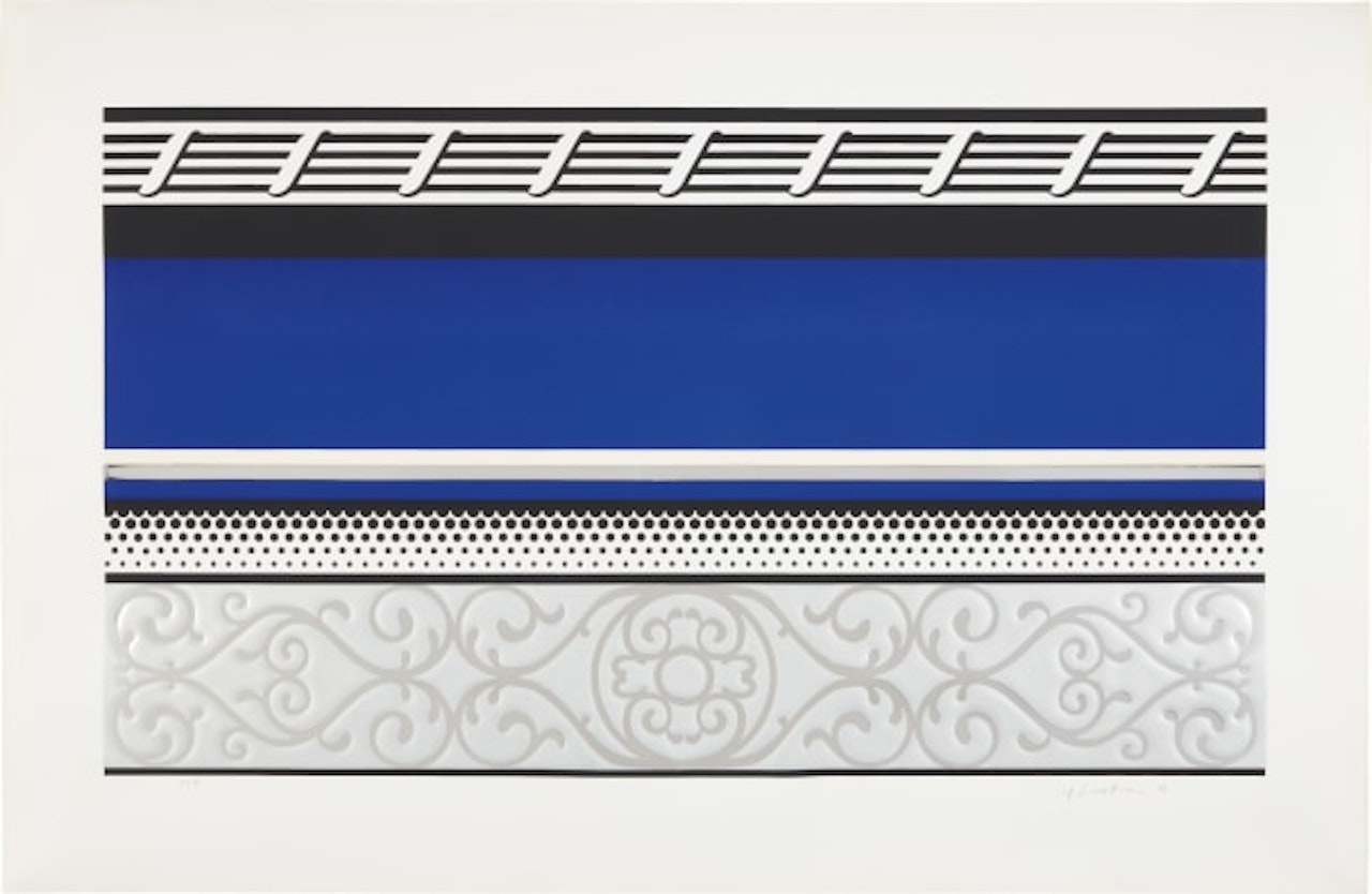 Entablature V, from Entablature series by Roy Lichtenstein