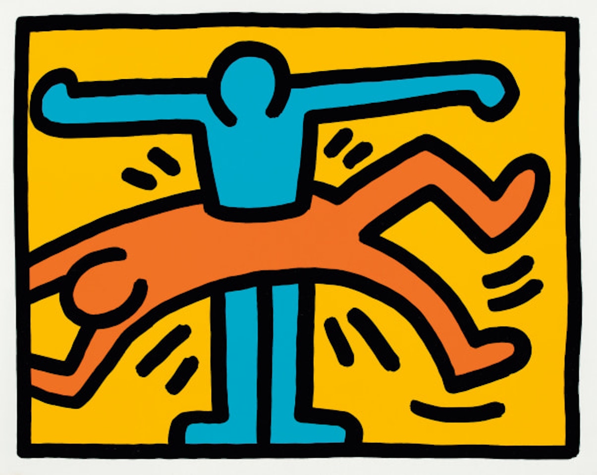 Pop Shop VI: one plate by Keith Haring