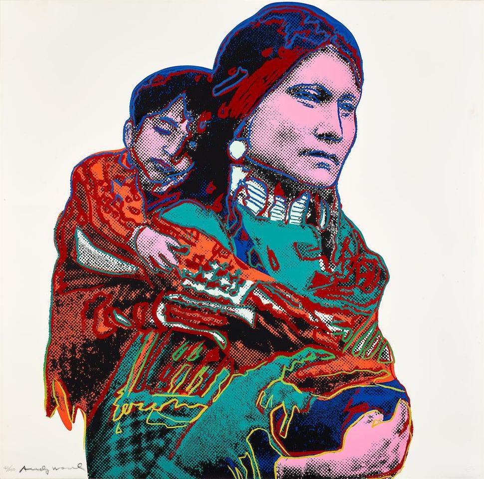 Mother and Child, from Cowboys and Indians by Andy Warhol