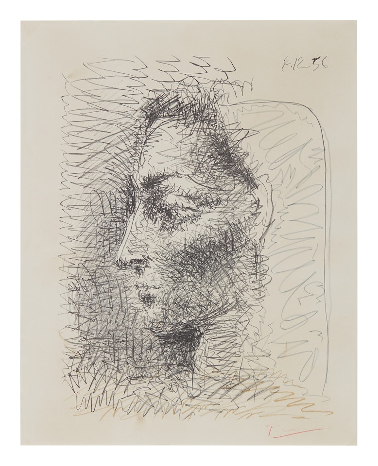 PORTRAIT DE JACQUELINE (B. 827; MOURLOT 289) by Pablo Picasso