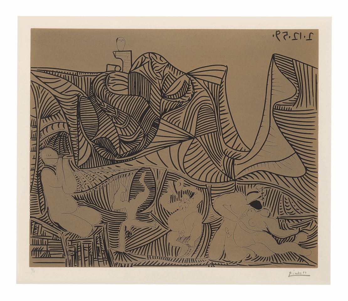 BACCHANALE AU HIBOU (B. 938; BA. 1265) by Pablo Picasso