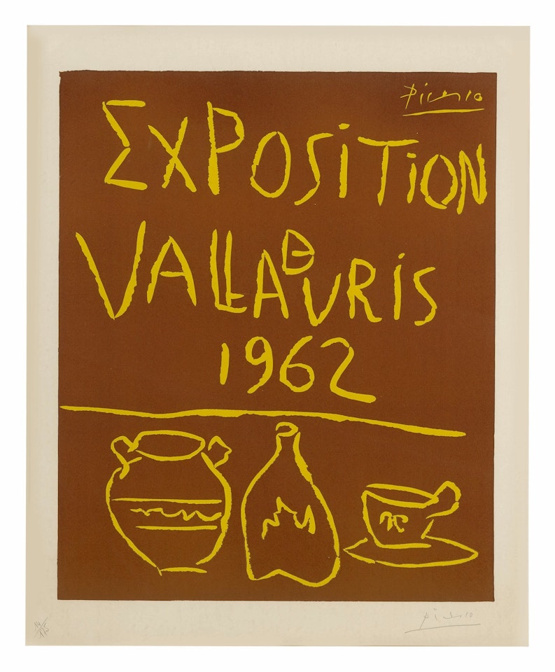 EXPOSITION DE VALLAURIS 1962 (B. 1299; BA. 1335) by Pablo Picasso