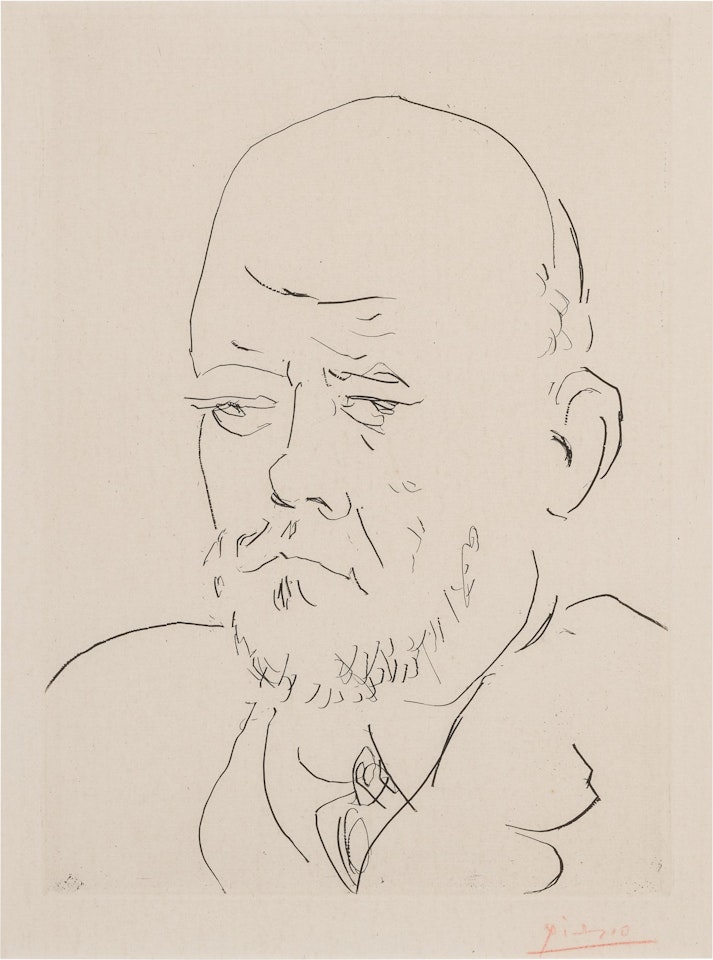 PORTRAIT DE VOLLARD III (B. 233; BA. 619) by Pablo Picasso