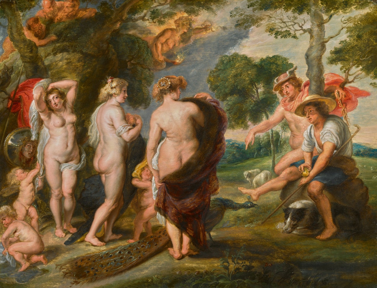 THE JUDGEMENT OF PARIS by Workshop of Peter Paul Rubens