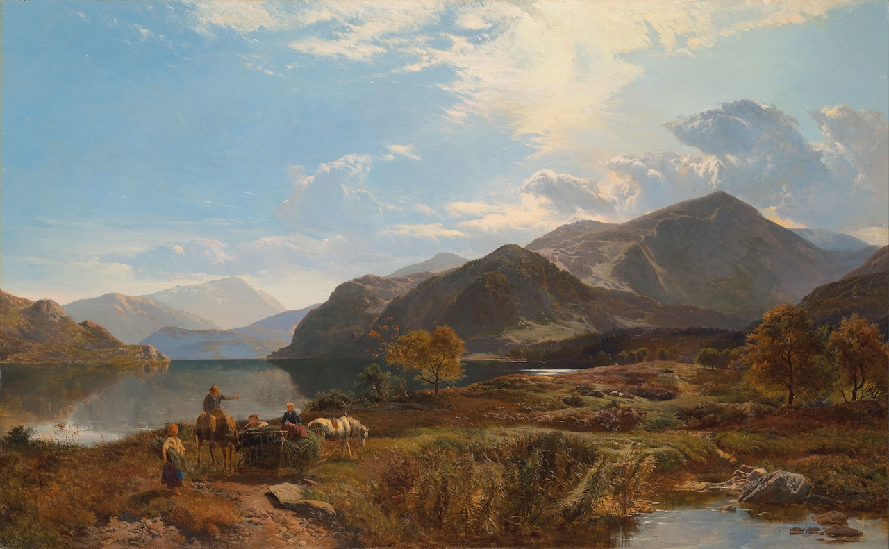 A Bright Day at Ullswater by Sidney Richard Percy