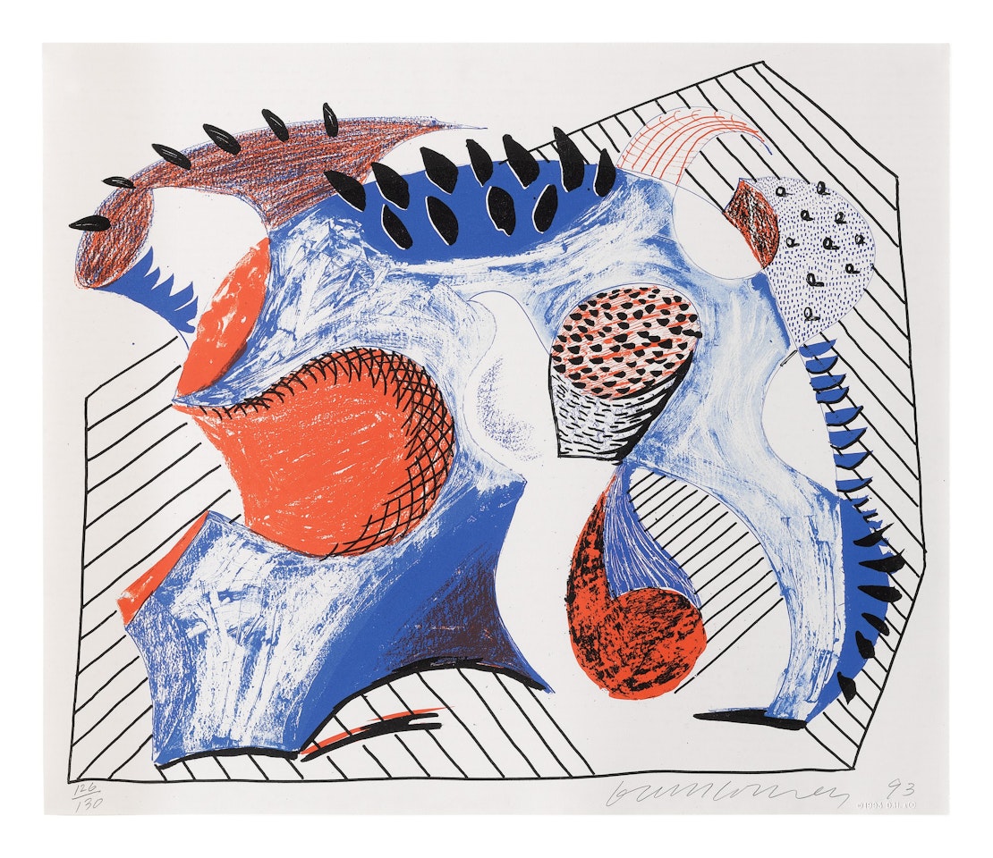 UNTITLED FOR JOEL WACHS by David Hockney