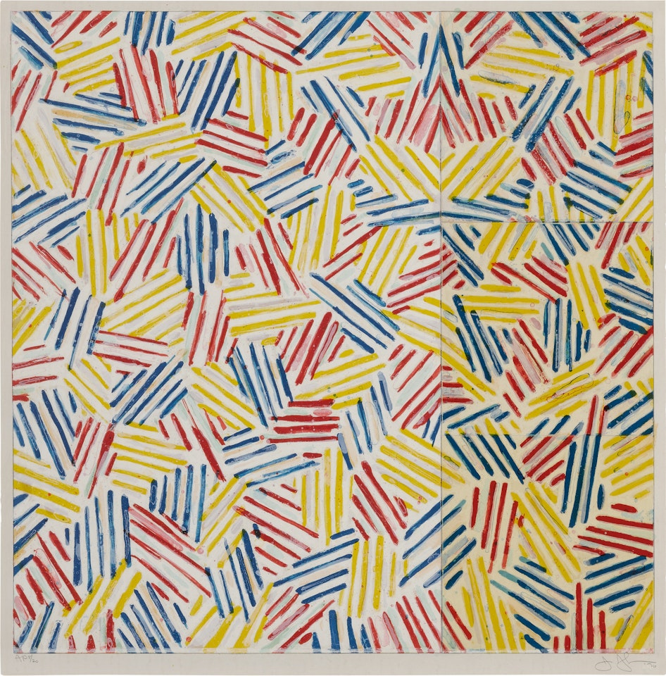 #6 (AFTER "UNTITLED 1975") (ULAE 179) by Jasper Johns