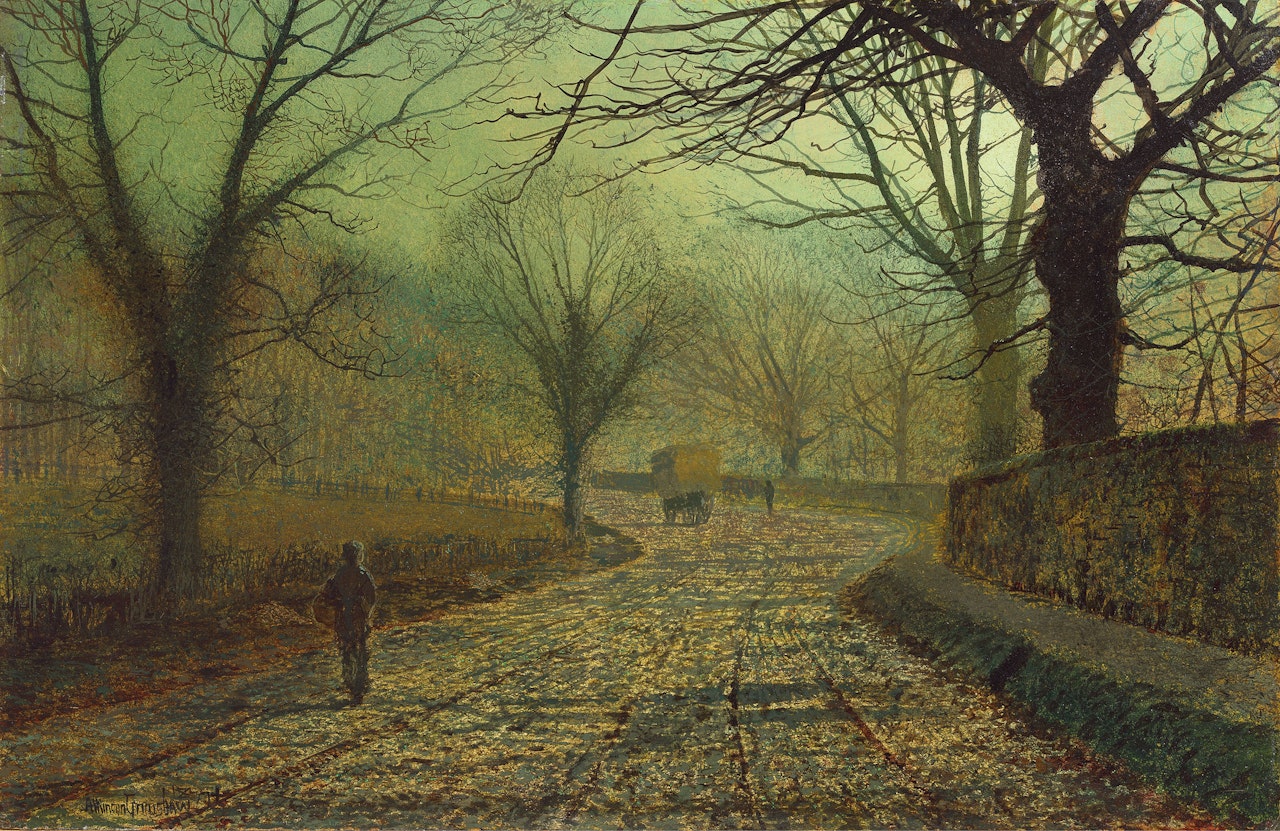 Stapleton Park, near Pontefract by John Atkinson Grimshaw