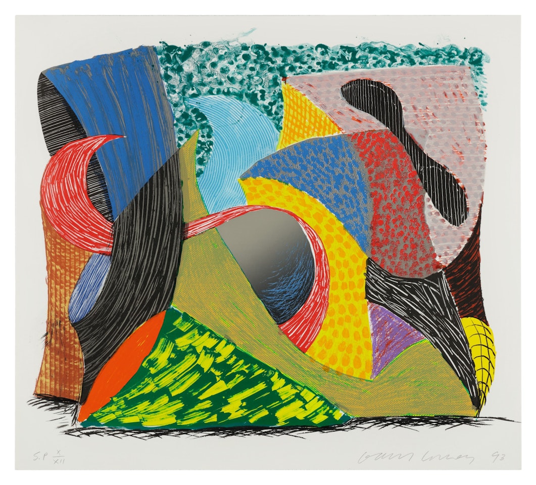 GOING OUT (M.C.A.T. 336) by David Hockney