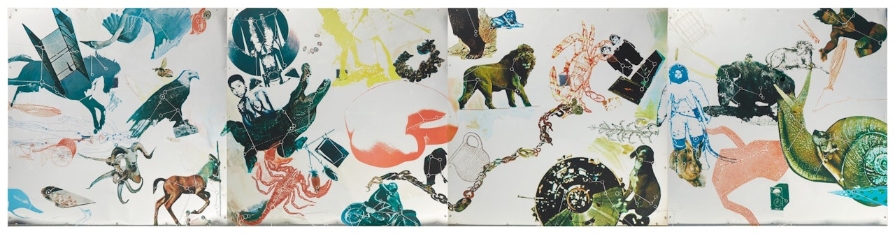 STAR QUARTERS I-IV by Robert Rauschenberg