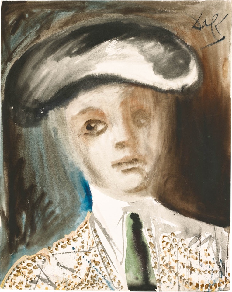 TORÉADOR (PORTRAIT OF THE BULLFIGHTER HERO - CARMEN II) by Salvador Dali
