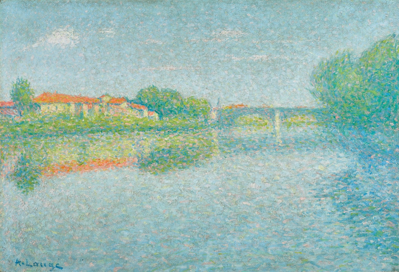 LA GARONNE À TOULOUSE by Achille Laugé