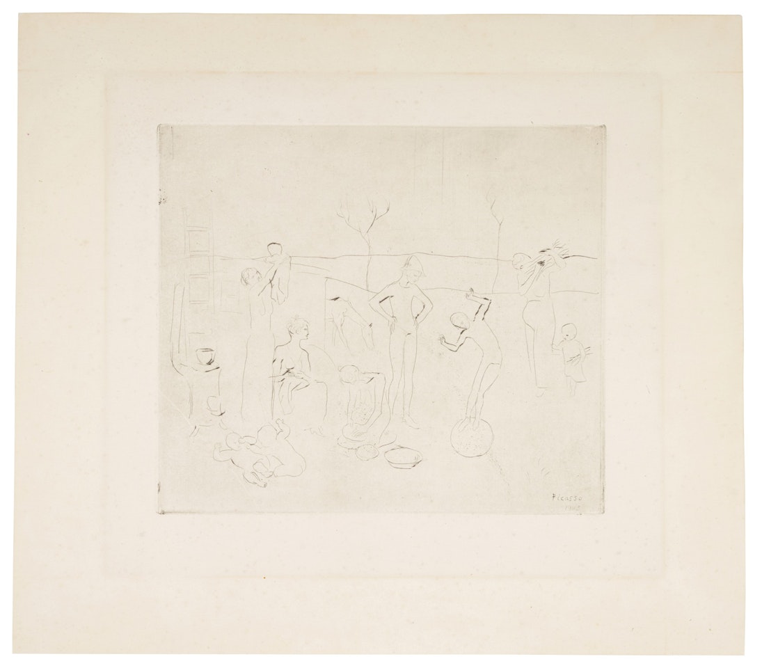 LES SALTIMBANQUES (BLOCH 7; BAER 9) by Pablo Picasso