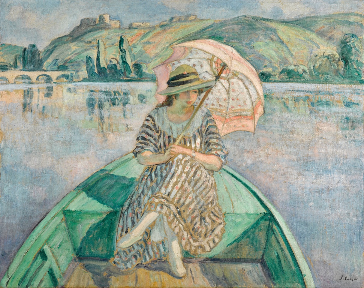 PROMENADE EN BARQUE AUX ANDELYS by Henri Lebasque