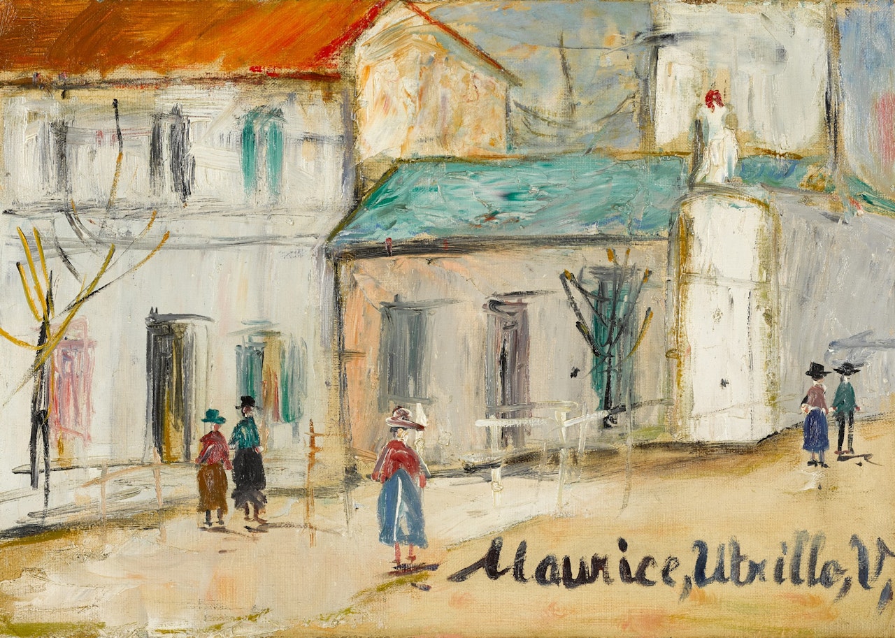 LAPIN AGILE, MONTMARTRE by Maurice Utrillo