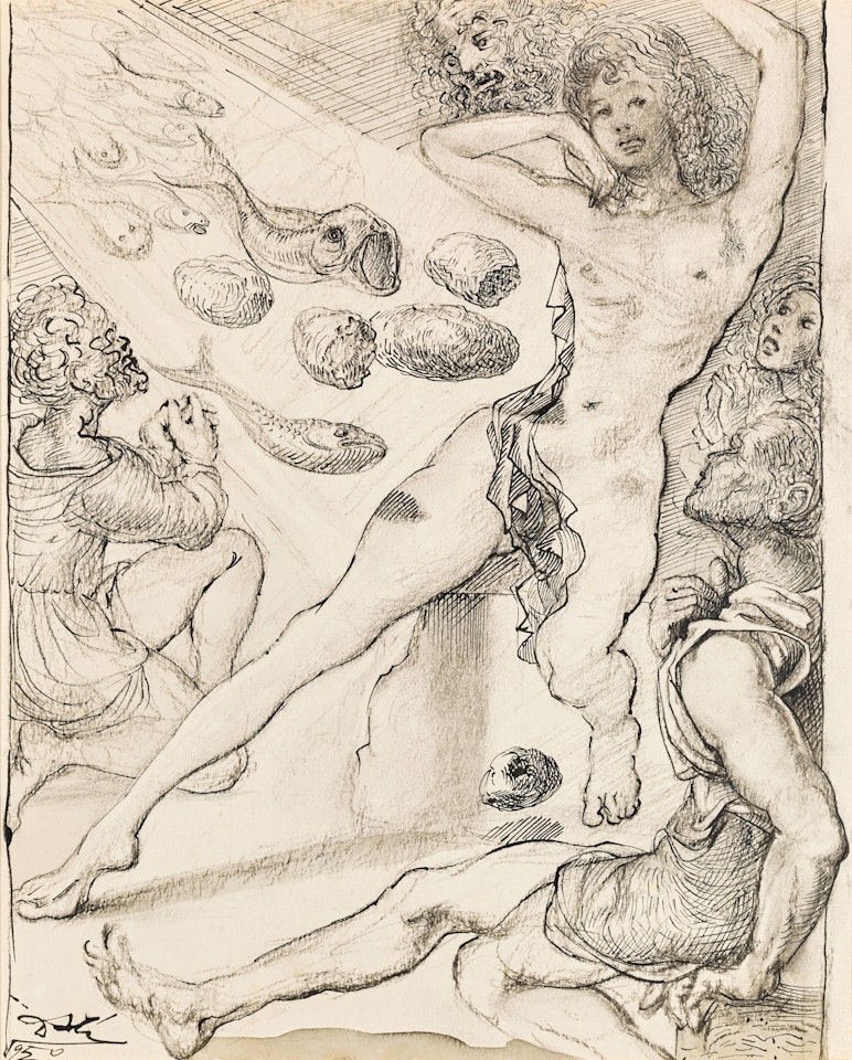 SUZANNE AU BAIN by Salvador Dali