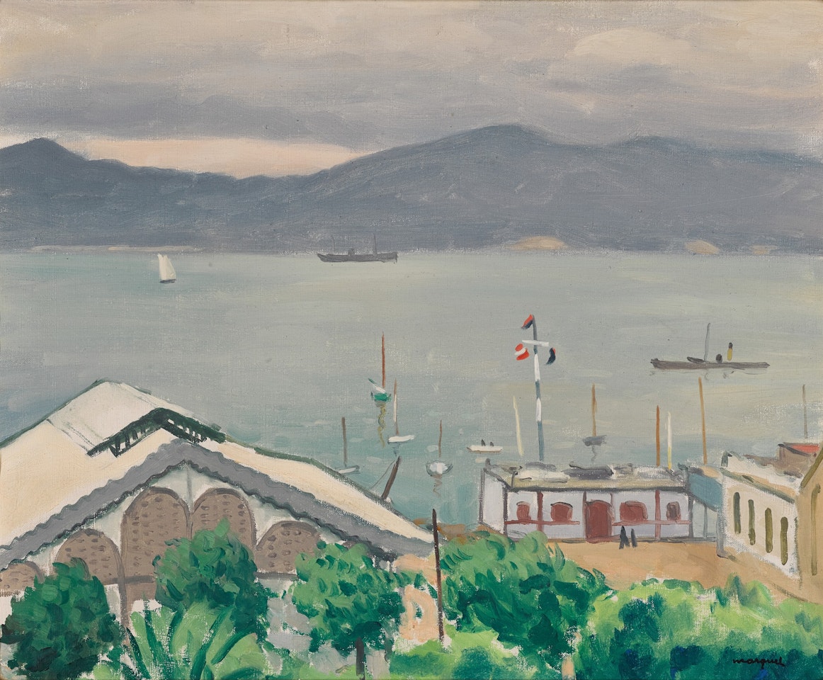 LE PORT DE VIGO, ESPAGNE by Albert Marquet