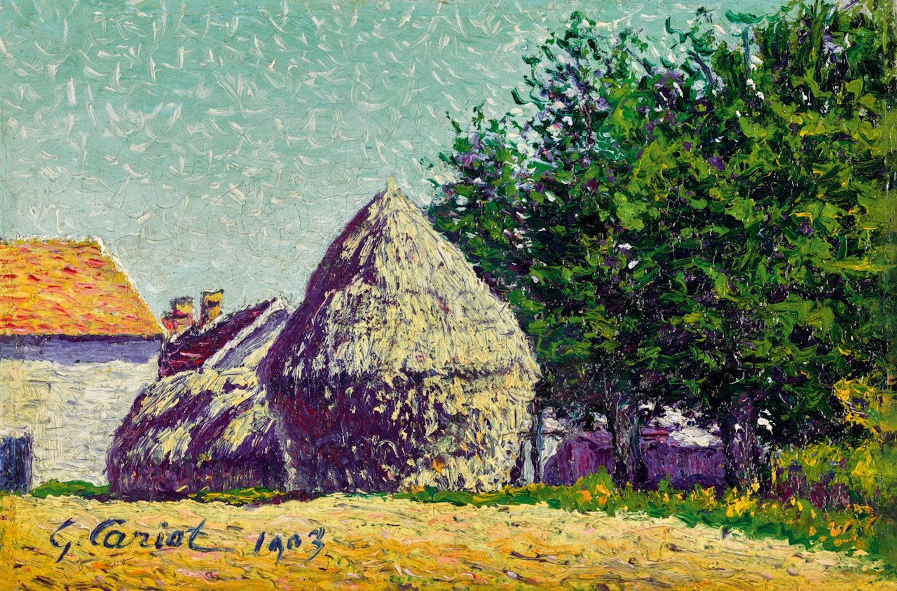 LES MEULES by Gustave Cariot