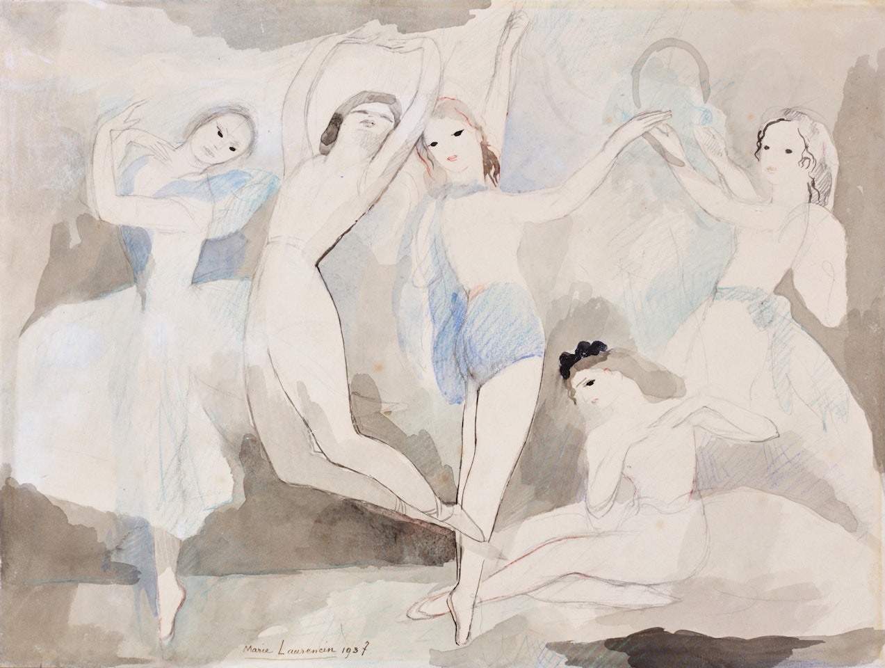CINQ DANSEUSES by Marie Laurencin