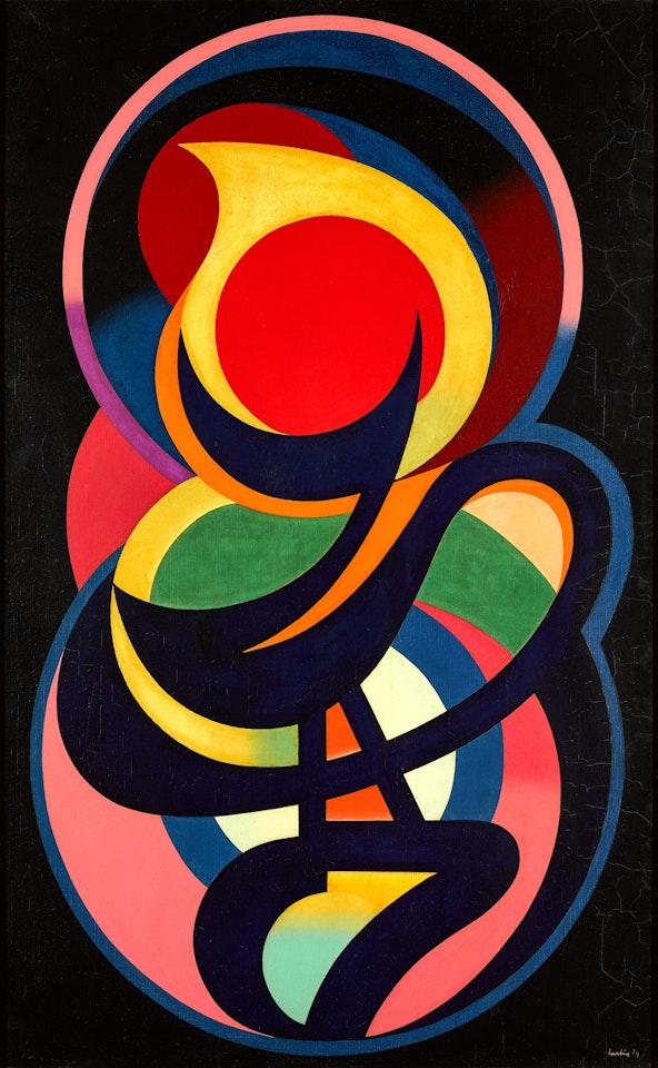 SYNCHROMIE EN NOIR by Auguste Herbin