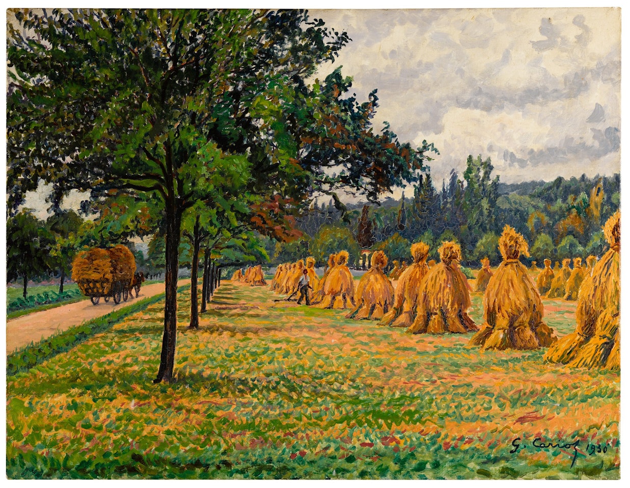 MOUSSON, TEMPS COUVERT by Gustave Cariot