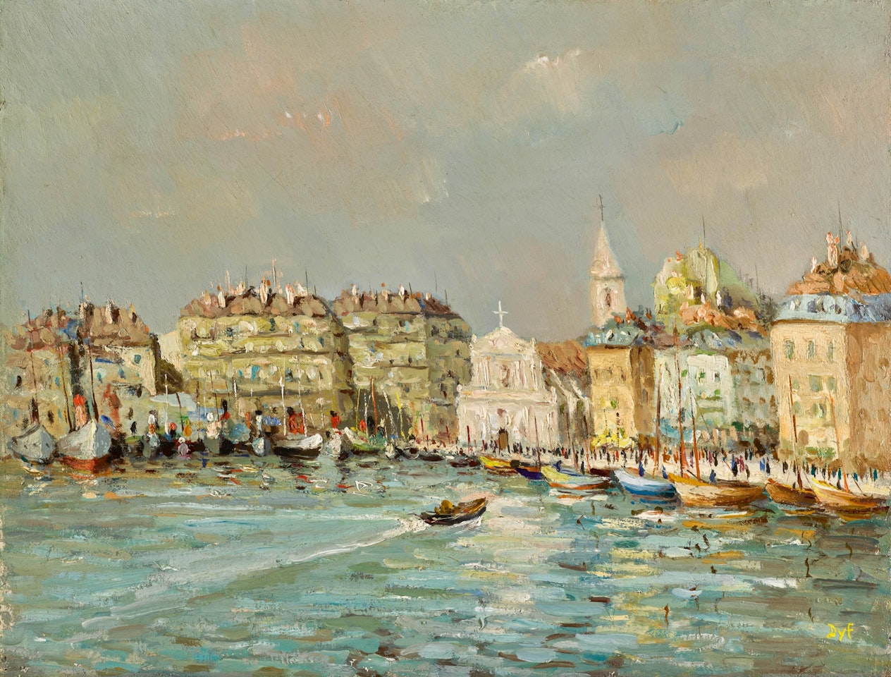 VIEUX PORT DE MARSEILLE by Marcel Dyf