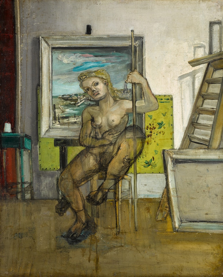 NU DANS L'ATELIER by Francis Gruber