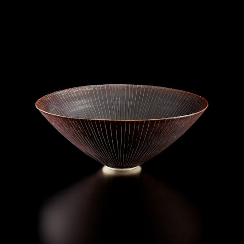 Conical bowl by Lucie Rie