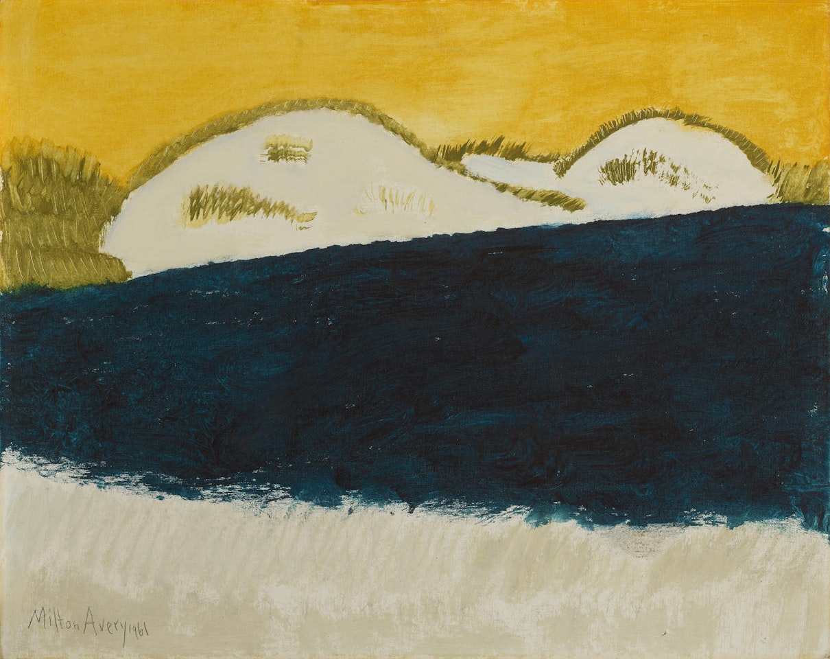 Dunes and Blue Sea by Milton Avery