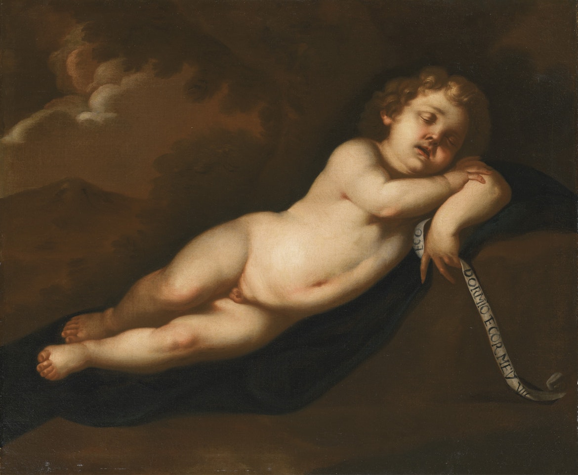 The infant Christ sleeping by Alonso Cano