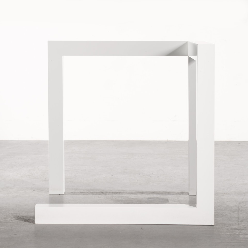 INCOMPLETE OPEN CUBE NO. 6/17 by Sol LeWitt