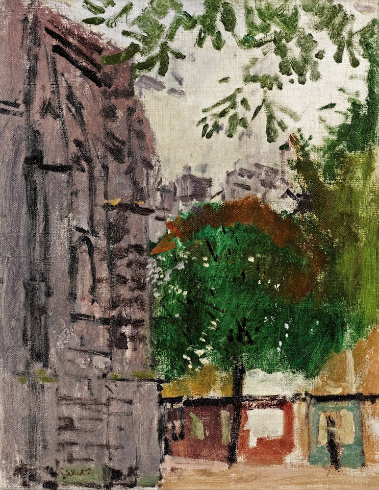 THE ELDER TREE, DIEPPE by Walter Richard Sickert