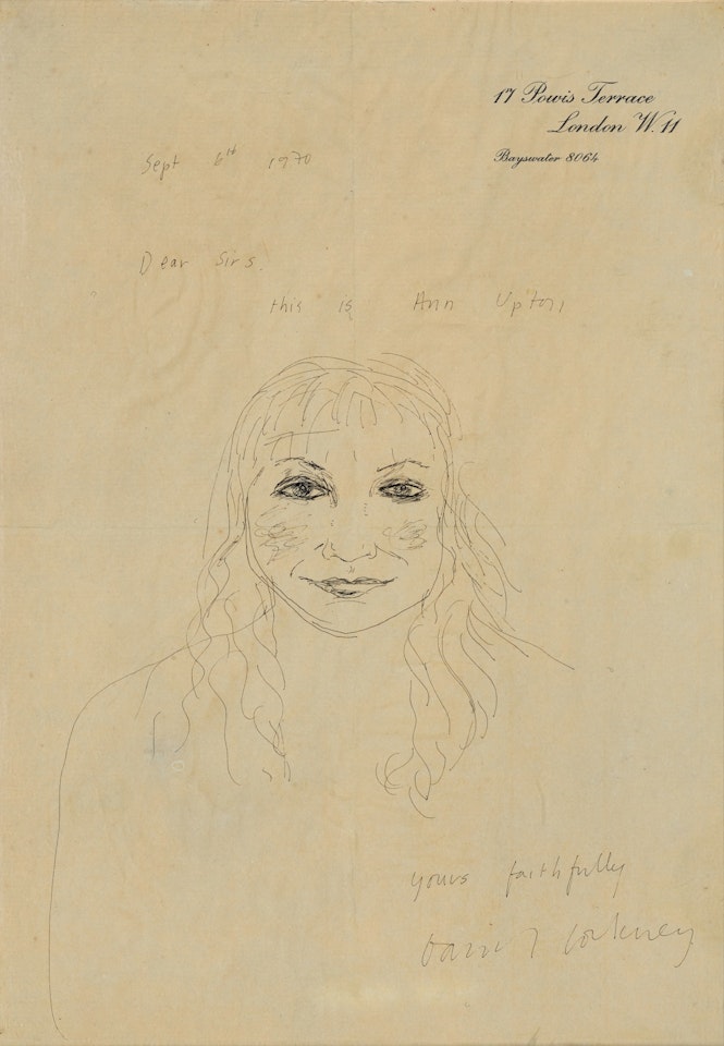 THIS IS ANN UPTON by David Hockney
