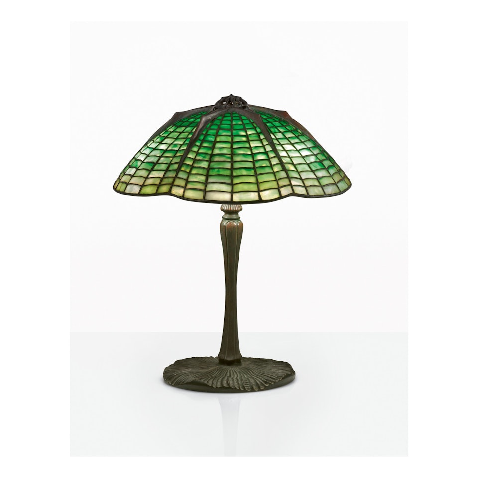 "SPIDER” TABLE LAMP by Tiffany Studios