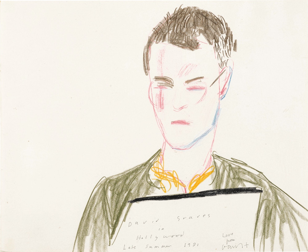 DAVID GRAVES IN HOLLYWOOD by David Hockney